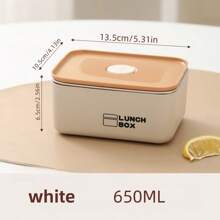 Boîte à lunch Bento en acier inoxydable, boîte-repas étanche à grande capacité, compatible micro-ondes et réfrigérateur, pour étudiants et travailleurs de bureau, fournitures scolaires