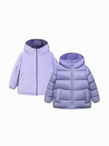 mini bala Reversible Down Jacket For Boys And Girls Warm Winter Collection