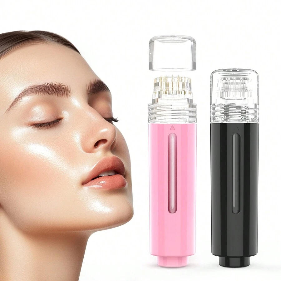 1 con dấu kim siêu nhỏ chăm sóc môi, con dấu làm đẹp bằng kim siêu nhỏ cho da mặt, con dấu nâng môi 0,25mm, dụng cụ chăm sóc da mặt và môi cá nhân, quà tặng cho nam và nữ