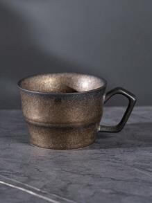 1pc Marbling Latte Art Coffee Cup, Style Ceramic Mug, Suitable For Home And Office Use, Easy To Clean, Ideal For Holiday Gifts To Classmates And Colleagues Back To School