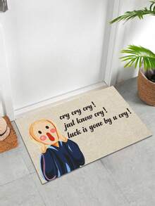 1 tấm thảm chùi chân, thảm chùi chân trong nhà chống trượt thời trang cho nữ, thảm chùi chân ngoài trời cho phòng khách, phòng ngủ, phòng tắm, trang trí nhà bếp - Nhiều màu - Xem 7