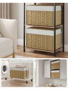 SONGMICS Laundry Baskets - Màu vàng - Xem 2