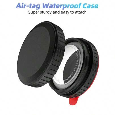 New IPX8 Waterproof Compatible With Airtag Holder Case Compatible With Apple Air Tags-4 Packs Rugged Durable Hidden Sticker Suitable For Luggage Car Bike Accessories Drone TV Remote Bicycle Vehicle Wallet Support Holder Bike Anti-Lost GPS Location Case Compatible With Airtag Case Accessories