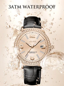 BIDEN Montres femmes avec bracelets  de haute qualité, montres quartz étanches avec éclairage nocturne, et montres de haute qualité, le premier choix pour des cadeaux