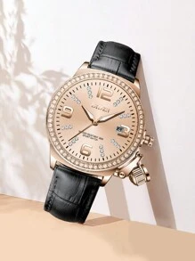 BIDEN Montres femmes avec bracelets  de haute qualité, montres quartz étanches avec éclairage nocturne, et montres de haute qualité, le premier choix pour des cadeaux