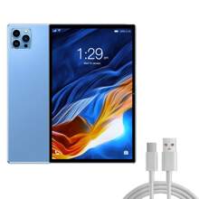 BDF BDF P37 Blue Novo Tablet 4 GB de RAM + 64 GB de ROM Tela de 10,1 polegadas Resolução de 1280 * 800 Capacidade da bateria de 5000 mAh Bateria de íons de lítio WIFI Suporte Bluetooth Dual Card Dual Standby Sistema Android 11.0 Portátil, eficiente, duradouro, fácil de colaborar, design leve, tela de alta definição para experiência de visualização envolvente, portabilidade Não equipado com adaptador de energia