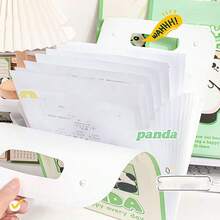 beizhixin Túi đựng đàn organ di động Panda, Túi đựng giấy nháp, Túi đựng giấy kiểm tra, Túi đựng hồ sơ nhiều lớp, Giá trị thẩm mỹ cao, Sức chứa lớn, Băng dính chỉ mục chất lượng cao - Nhiều màu - Xem 5