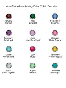 Dây chuyền mặt chữ cái đính đá Cubic Zirconia, đá sinh nhật cá nhân hóa năm 1925, phong cách Bohemian lãng mạn thanh lịch, thích hợp cho Ngày Valentine, Sinh nhật, Kỷ niệm, Lễ tốt nghiệp, Giáng sinh và các dịp khác. - Bạc - Xem 9