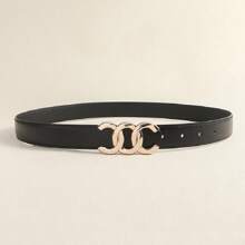 COOLERFIRE 真皮装饰薄女士腰带新款搭配连衣裙百搭西装黑色牛仔裤百搭夏季女士腰带 - 彩色 - 查看 14