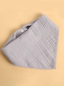 6pcs/Pack Random Printed Cotton Baby Bibs, Unisex Newborn Drool Scarf Burp Cloths