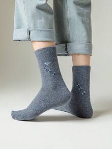 5 đôi tất nam, tất thủy thủ, tất thể thao, tất cao đến giữa bắp chân, tất nam mềm, tất vải nam, tất rộng, tất thời trang, tất kháng khuẩn, tất họa tiết - Nhiều màu - Xem 3