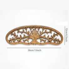 MOUGIGI Tree Of Life Herb Drying Rack - Lightweight Space Saving - Hanging Dryer For Herbs And Vanilla - Rustic Wall Décor - Gift For Home - Stylish Dried Herb Arrangement - Unique Minimalist Design - Màu vàng - Xem 3