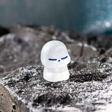 1 件树脂发光外星人、幽灵公主和发光仙女小雕像、创意装饰品、夜光微型配件、小雕像、微型景观装饰、DIY 套件、户外庭院树脂装饰品最佳礼物 - 彩色 - 查看 6