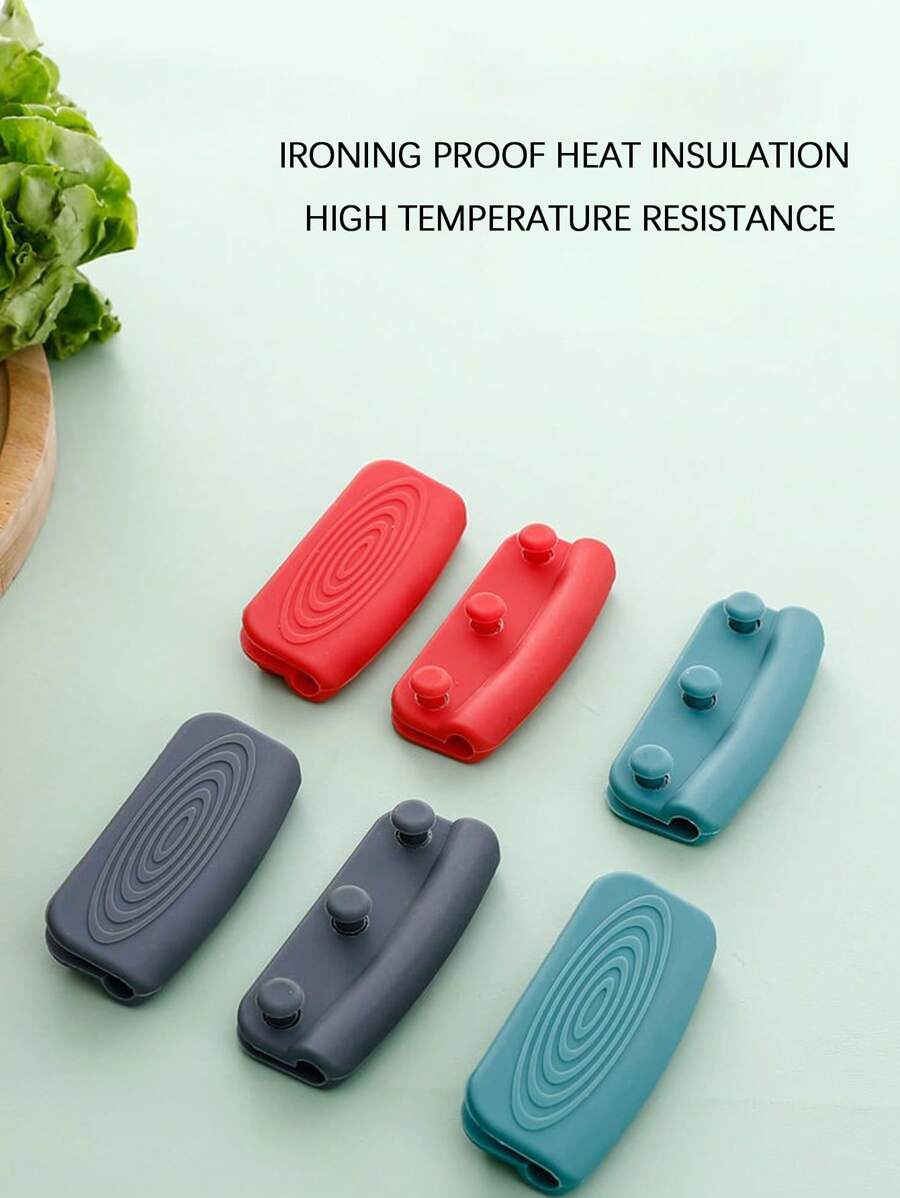 Extra Thick Silicone Heat Resistant Cooking Gloves, Pot Handle Gripper Sleeve For Cast Iron Cookware