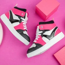 Tênis Infantil Menina Cano Médio Pink Inverno Camin Calçados