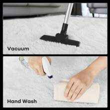 Super Fluffy Rug For Bedroom, Modern Shag Area Rugs, Soft And Cozy Plush Carpet For Kids,Girls Boys And Teens Decorations For Living Room Dorm Nursery Classroom - trắng - Xem 3