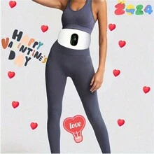 腹部按摩器家用腹部按摩仪全身按摩3种模式智能腰部按摩器 - 綠色 - 查看 4