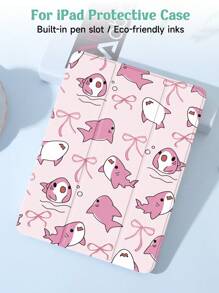 Étui compatible Shark pour Galaxy Tab/iPad, iPad 9e/8e/7e génération 10,2 pouces, Nouvel étui iPad 10e génération, avec réveil/veille automatique, anti-chute aux quatre coins - Multicolore - Voir 6