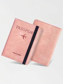 1pc Customized Personalized Passport Cover + Luggage Tag, Customized Passport Holder, PU Leather Glove Box Storage Bag, Car Registration And Insurance Holder, Car/Truck ID Card Holder, Suitable For Luggage, Customized Letter Combination Name Luggage Tag With Privacy Business Card Personalized Faux Leather Label, Travel Bag Backpack Tag, Gift Tag, Travel Accessories, Handmade Unique Travel Gift, Bridesmaid Gift, Friend Gift, Commuter Gift, Business Casual Gift, Halloween Christmas Gift, Suitable For Her, Him, Family, Friends, Girlfriend, Anniversary, Birthday Gift, Suitable For Business/Commute/Work/Office