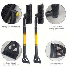 Car Snow Shovel, 3 In 1 Detachable Retractable Snow Shovel Ice Scraper, Used In Winter Frost Removal, Snow And Ice Removal Tools - 3-in-1 Retractable Snow Shovel - View 4