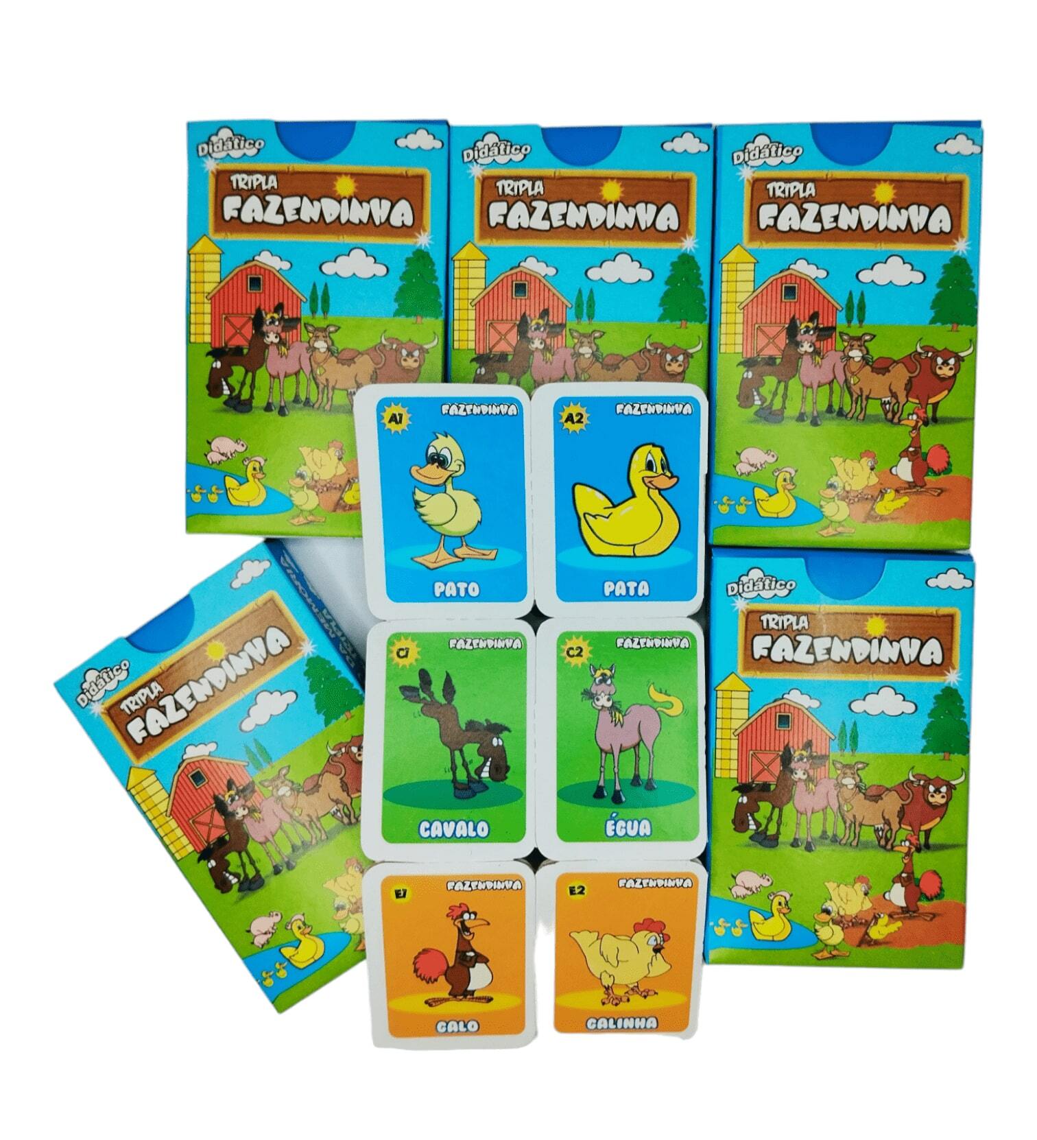 5 farm animal memory game for kids party favor kit shein south africa