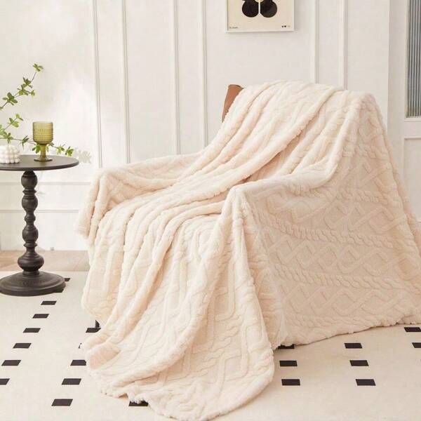 1 Stück Tafluron einfarbige Flanelldecke, 4 Jahreszeiten, Sofaüberwurf, Bettdecke, Reisedecke, Büro-Nickerchen-Matte, hochwertige Polyesterfaser, geeignet für Schlafzimmer, Büro, Camping, Wandern, Angeln usw.