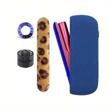 1 conjunto Capa de Silicone para Anel Lateral da Cabeça da Caneta com Padrão de Guepardo/Leopardo de Policarbonato (PC) para Acessórios de Reposição do IQOS ILUMA, Acessórios para Fumar, Vaporizadores para Uso, Armazenamento de Cigarros, Vaporizadores para Fumar, Estojo para Suporte de Cigarros, Presentes