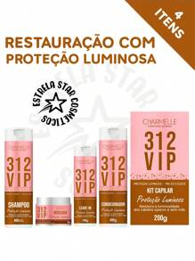 312 VIP Hair Kit: Complete Care For Radiant And Healthy Hair 4 Items - 鏽棕色 - 查看 1