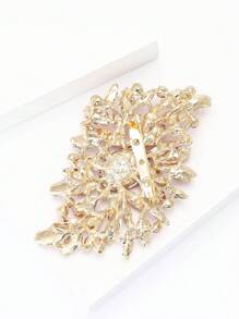 Large Crystal Brooch For Women Leaf Pin Party Banquet Jewelry Gift Dress Skirt Accessories - Large Crystal Flower Brooch - View 6