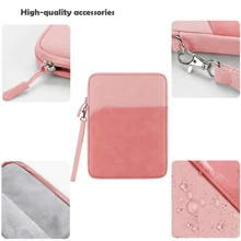 7-8英寸/9-11英寸/12.9-13英寸平板电脑保护套，兼容苹果、Galaxy Tab、Kindle、安卓平板电脑，防水，带提手和前袋，粉色 - 粉色 - 查看 5