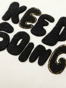 Annil Quần áo trẻ em cho bé trai và bé gái. Áo len cổ lọ cao cho mùa đông. Thường ngày, thêu, ấm áp. - trắng - Xem 5