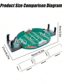 Decoración navideña 1 Pieza Mini Juego de Futbolín de Mesa, Juguete Interactivo Padres-Hijos, Futbolín de Mesa Apto para Juegos Interiores, Ejercita la Coordinación Mano-Ojo de los Niños, Adecuado para Adultos y Niños, Regalo Perfecto para Niños, Útiles Escolares, Juegos Navideños, Tren, Relleno de Calcetines - Multicolor - Ver 8