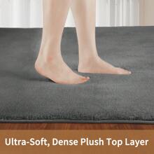 Sour Lemon Carpet Rugs Living Room Large Size, Area Rugs For Bedroom Washable Rug Anti Slip Short Pile Soft Living Room Rug Home Decoration Fluffy Carpets Rugs Extra Large Rugs For Living Room - Gris Oscuro - Ver 3