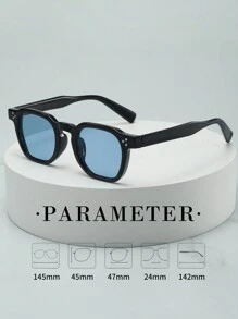Óculos de sol minimalistas e estilosos, armação pequena oval, 1 peça, para homens, adequados para dirigir, viajar, casual, férias, esportes ao ar livre e uso diário para férias de verão na praia, atividades ao ar livre, viagens