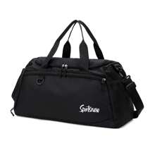Waterproof Travel Bag Gym Fitness Bag - Black - View 1