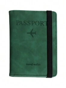 1 Set Customized Personalized Passport Cover + Luggage Tag, Customized Passport Holder, PU Leather Glove Box Storage Bag, Car Registration And Insurance Holder, Car/Truck Document Holder, Suitable For Luggage, Customized Letter Combination Name Luggage Tag With Privacy Business Card Leather Label, Travel Bag, Backpack Tag, Gift Tag, Travel Accessories, Handmade Unique Travel Gift, Bridesmaid Gift - Army Green - View 12