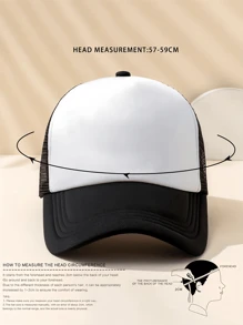 [Customized] 1Pc Unisex Personalized Text Name Logo Image Printed Dad Hat, Summer Sunscreen Baseball Cap, Father's Day Mother's Day Gift, Suitable For Daily Wear