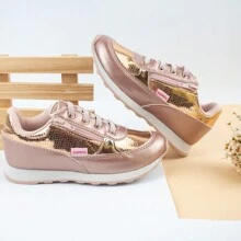 Tênis Infantil Menina Classic Cobre Fecho Zíper Leve Conforto Camin Promoção
