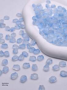 Gói đơn 30 chiếc/túi Hỗn hợp màu sắc Gradient màu hoa tulip lá hạt rời hạt thủy tinh hạt không gian để làm đồ trang sức vòng tay hoa tai tự làm - hoa tulip - Xem 13