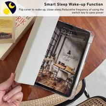 1pc Elegant Pure White Acrylic Transparent Crystal Clear Protective Case Compatible With IPad, Supports Sleep/Wake Feature