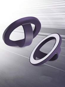 360 度旋转磁力环握把支架，通用手指握把，强磁力，兼容 iPhone、Android 手机壳 - 防滑松垮支架 - 彩色 - 查看 4