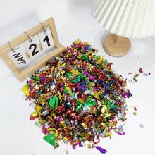 1 套/1 件 100g 多色五彩纸屑 PET 纸亮片、派对用品、新奇派对礼花，适用于庆祝、周年纪念、婚礼、新年、毕业典礼、生日派对和其他狂欢节 - 多種色彩規格 - 查看 8