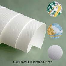 1pc Frameless Canvas Poster, Nordic Style, Pink Flowers, Canvas Poster, Wall Art Home Decoration, Wall Decoration, Suitable For Living Room, Bedroom, Office, Dining Room, Bar, Bathroom Decoration, Waterproof, Painting, Artwork