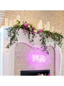 Cây hoa lụa nhân tạo cao 5,9ft treo trang trí tiệc cưới và nhà cửa - màu xanh lá - Xem 6