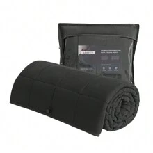 Good Nite Couverture Pondérée Anti-Stress pour Adulte Couverture Lestée Gravité Lourde Apaisante Sensorielle et Douce Couverture Rafraîchissante Taille Queen Couverture Relaxante à Pression Profonde pour le Sommeil 1 Pièce