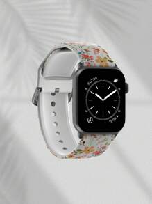 Dây đeo silicon thời trang thường ngày tương thích với dây đeo Apple Watch 38mm 40mm 41mm 45mm 44mm 42mm 49mm, Dây đeo thay thế mềm dẻo thoáng khí tương thích với Apple Watch Ultra Series SE/9/8/7/6/5/4/3/2/1 Phụ kiện đồng hồ thông minh - màu sắc - Xem 2