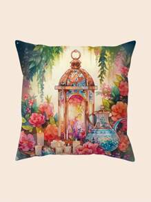 4pcs New Ramadan Series Design Polyester Plush Pillow Cover Sofa Cushion Cover