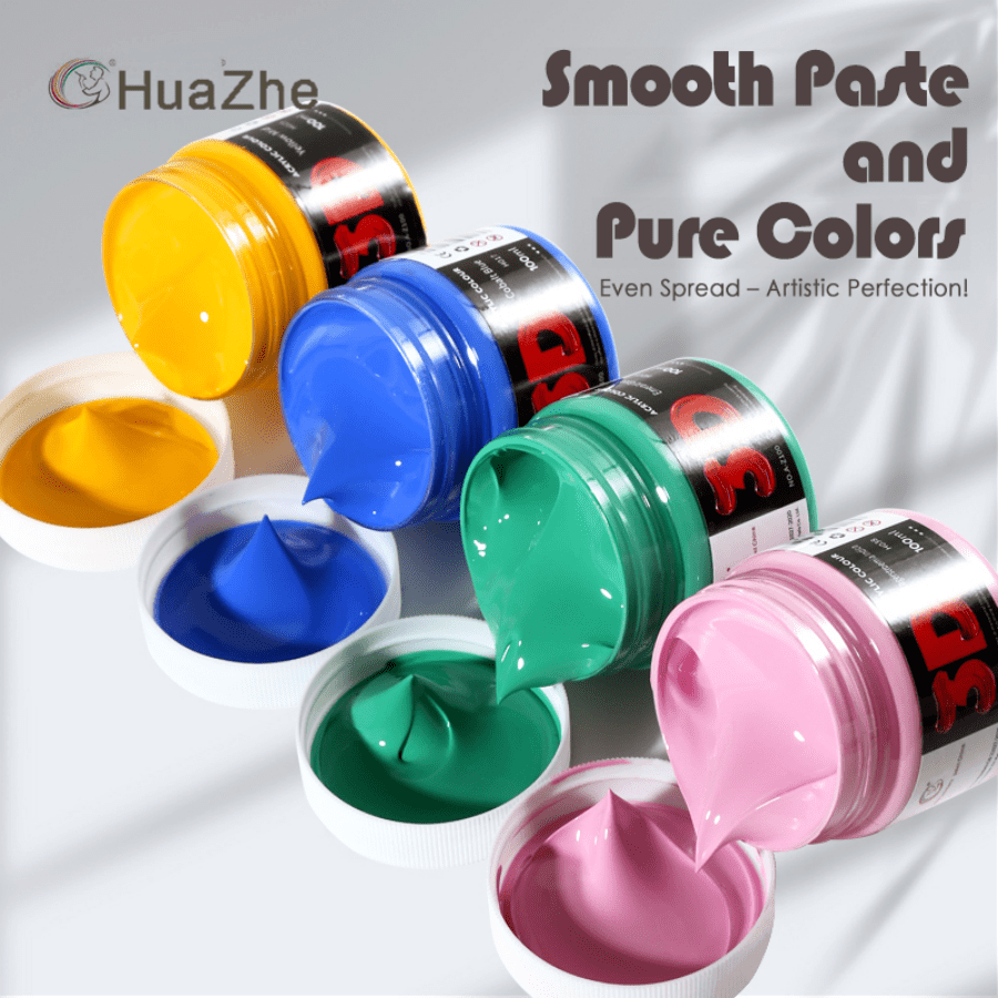 100ml Künstler Acrylfarbe, wasserbeständig, verblassungsresistent, keine Verfärbung, für Wandmalerei