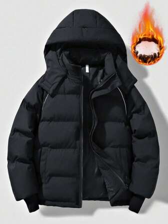 2024 New Men's Thick Warm Padded Coat, Fashion Padded Coat