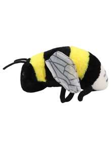 2 种尺寸可爱蜜蜂毛绒玩具可爱蜜蜂填充动物毛绒玩具儿童生日派对居家女孩房间装饰创意礼物情人节感恩节 - 黑色 - 查看 7